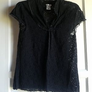 Cap sleeve Lace top